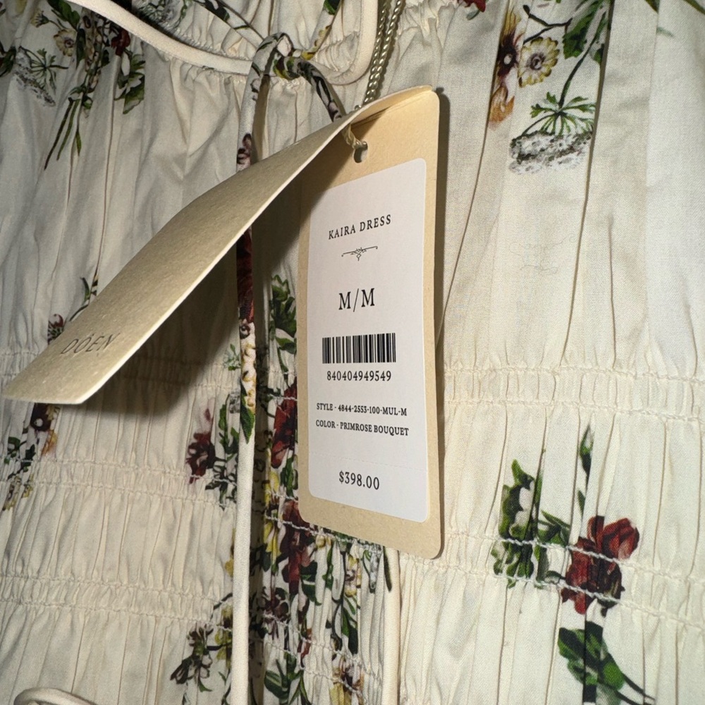 Doen Cream Floral Maxi Dress - Picture 7 of 9
